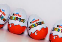 Misstänkt koppling mellan Kinderägg och salmonella Fyra Kinder suprise ägg