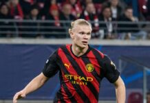 Haaland historisk när City gick upp i serieledning